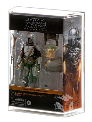 Star Wars Black Series Deluxe 6&quot; MIB Star Wars Acrylic Display Case