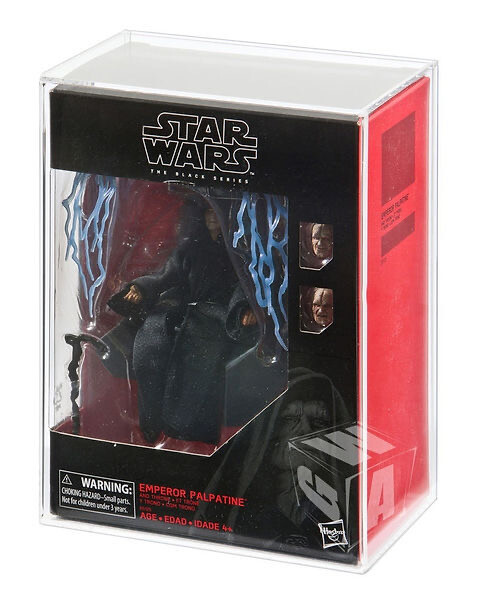 Star Wars Black Series Deluxe Emperor &amp; Throne Acrylic Display Case