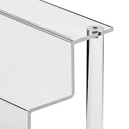 Acrylic Display Steps - Large 3 Steps - (IKEA BILLY)