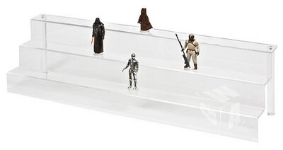 Acrylic Display Steps - Large 3 Steps - (IKEA BILLY)