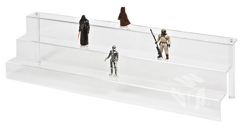 Acrylic Display Steps - Large 3 Steps - (IKEA BILLY)