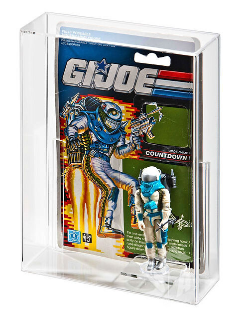 GI-Joe/Action Force - Cardback &amp; Loose Figure Acrylic Display Case