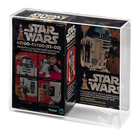 Star Wars Vintage R2-D2 12&quot; MIB Large Size Action Figure (LSAF) Acrylic Display Case
