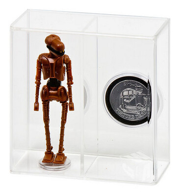 Loose Action Figure With Coin Display Case – Tall