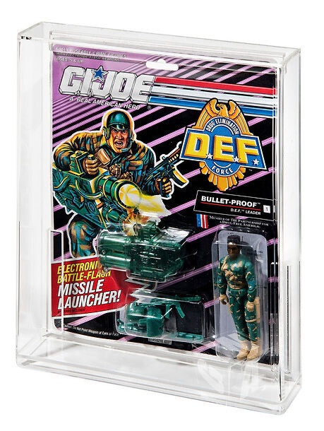 GI-Joe Wide Cardback Acrylic Display Case