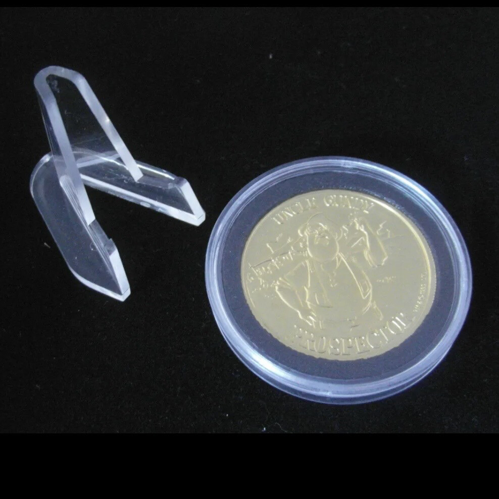 5 X Power of the Force Coin Display Case &amp; Easel