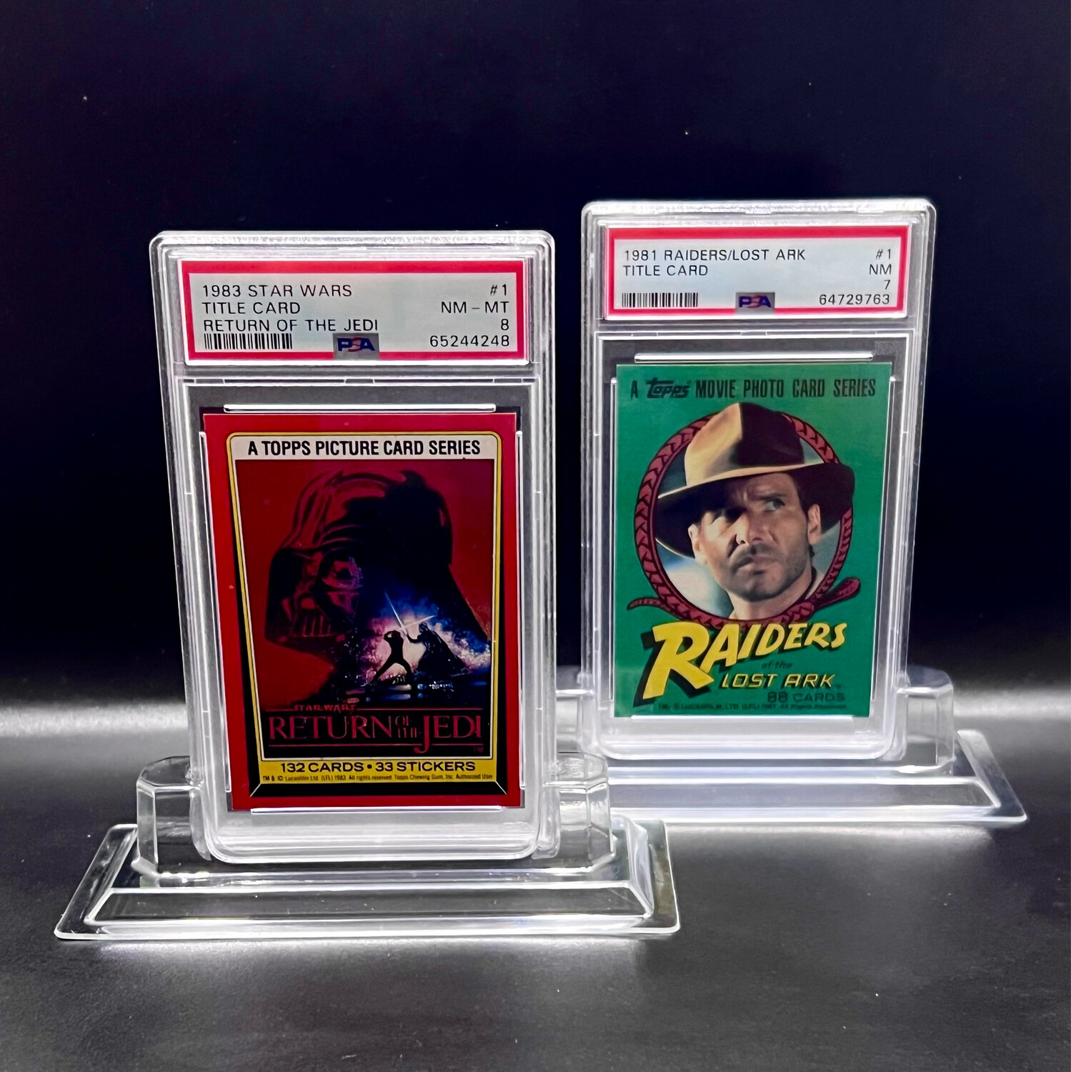 5 x PSA Graded Card Slab Display Stands