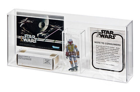 Star Wars Boba Fett Mailer Acrylic Display Case