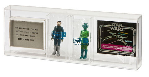 Star Wars Sears Cantina 2 Pack Mailer Acrylic Display Case