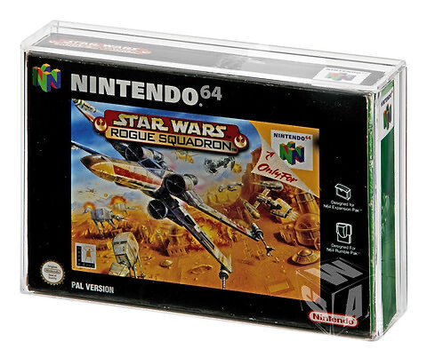 Nintendo SNES &amp; N64 Acrylic Display Case - (PAL/NTSC)