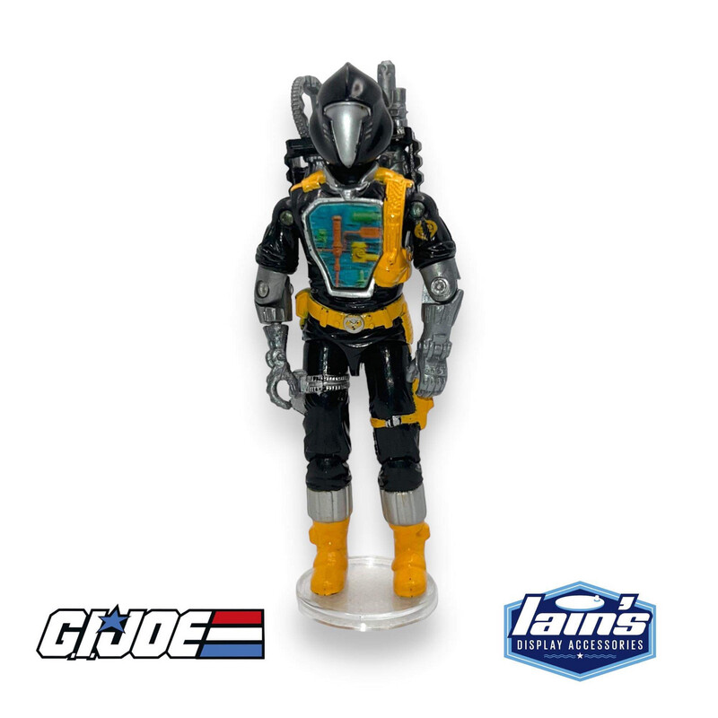 G.I Joe Action Figure Display Stands - 20 Pack - Clear