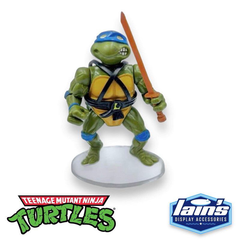 Teenage Mutant Ninja Turtles Action Figure Stands TMNT-C (5 Pack) - CLEAR