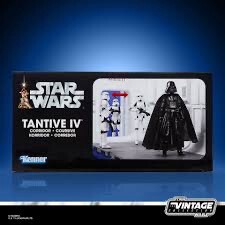 Star Wars - The Vintage Collection Tantive IV Hallway Playset + MOC Rebel Fleet Trooper
