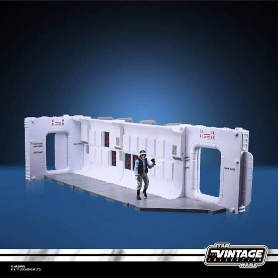 Star Wars - The Vintage Collection Tantive IV Hallway Playset + MOC Rebel Fleet Trooper