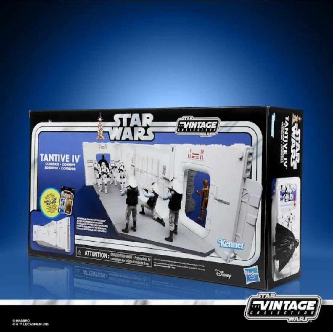 Star Wars - The Vintage Collection Tantive IV Hallway Playset + MOC Rebel Fleet Trooper