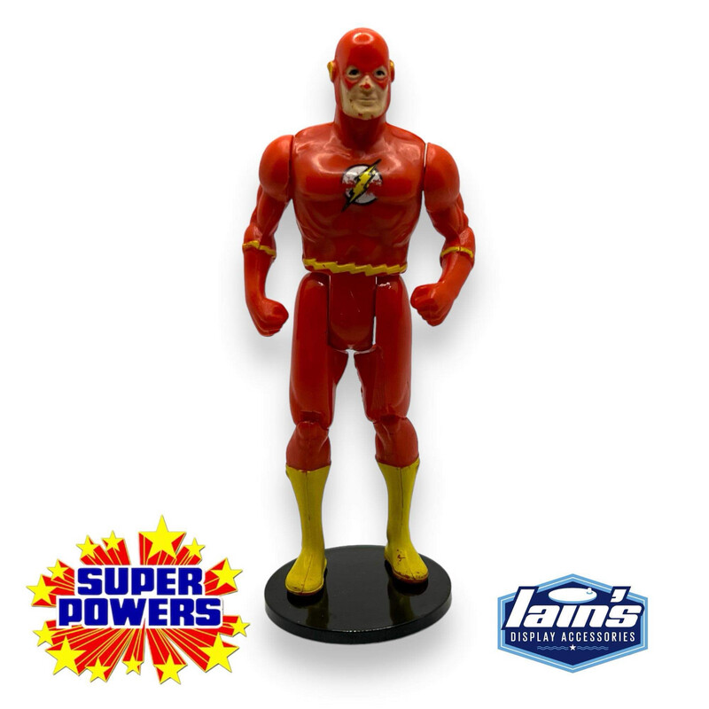 Kenner Super Powers Vintage Action Figure Stands - 1.5” BLACK (20 Pack)