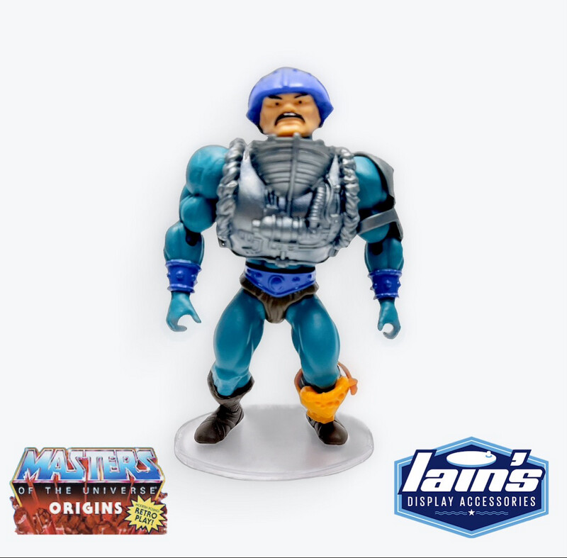 Masters Of the Universe - ORIGINS - Action Figure Stands (5 Pack) - Clear