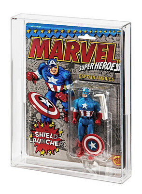 DC Comics &amp; Marvel Super Heroes Toybiz Acrylic Display Case