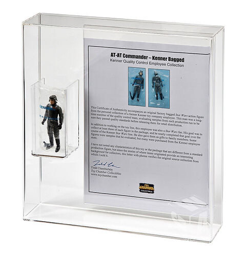 Loose or Bagged Action Figure + COA, Flyer or Leaflet Bespoke Acrylic Display Case
