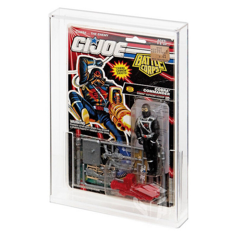 GI-Joe MOC / Carded Action Figure Display Case - ( USA Tall Card )