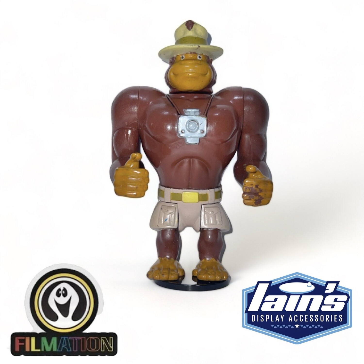 Filmation’s Ghostbusters Action Figure Stands - 1.5” BLACK (20 Pack)
