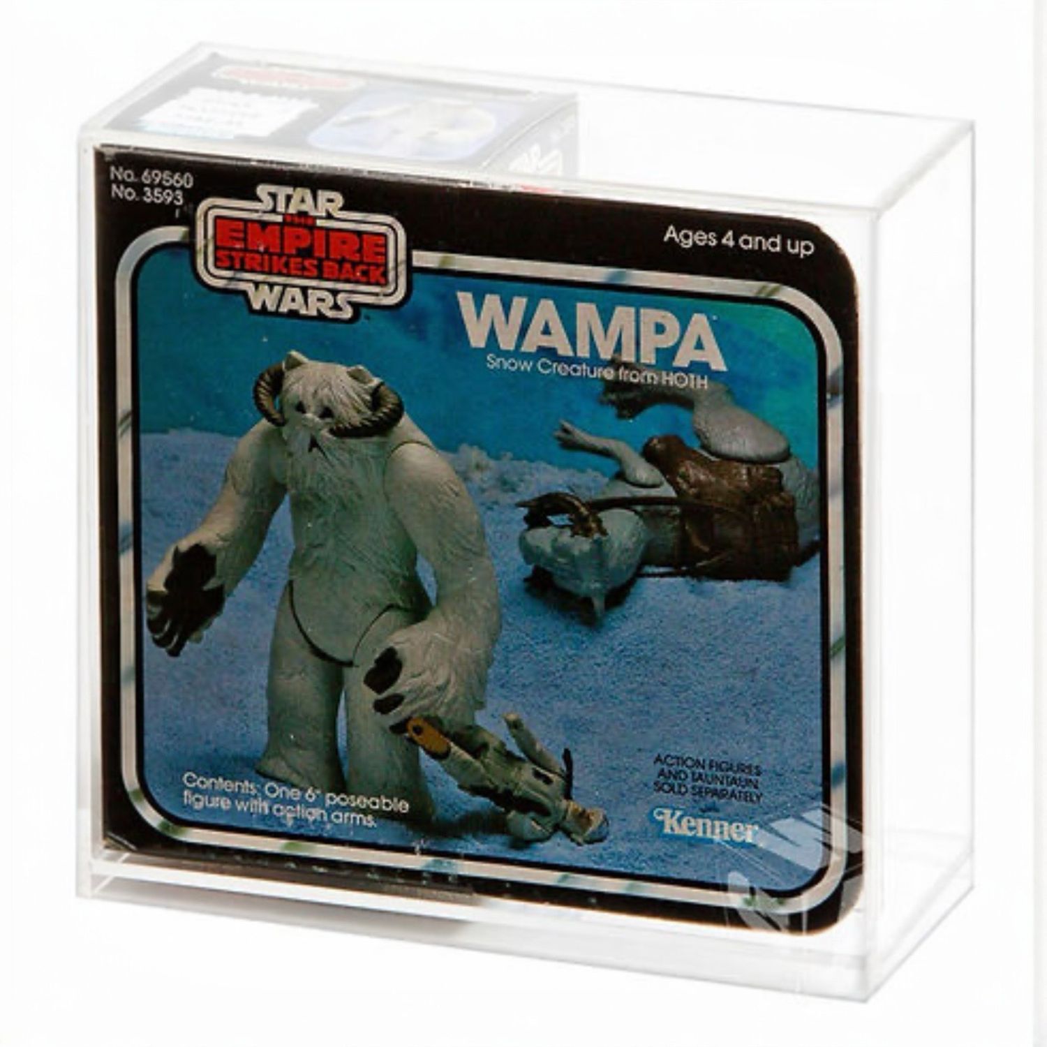 Wampa Vintage Star Wars Acrylic Display Case