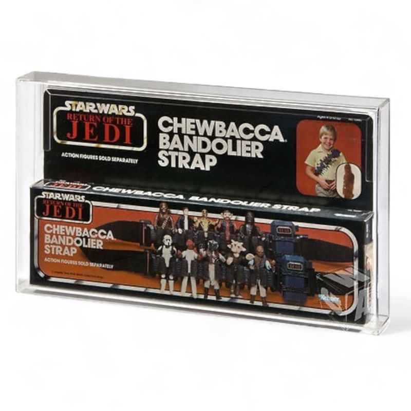 Chewbacca Bandolier Vintage Star Wars Acrylic Display Case