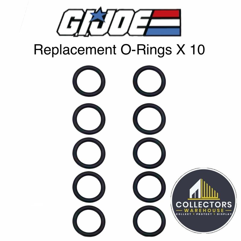 G.I Joe Action Figure Replacement O-rings - 10 Pack