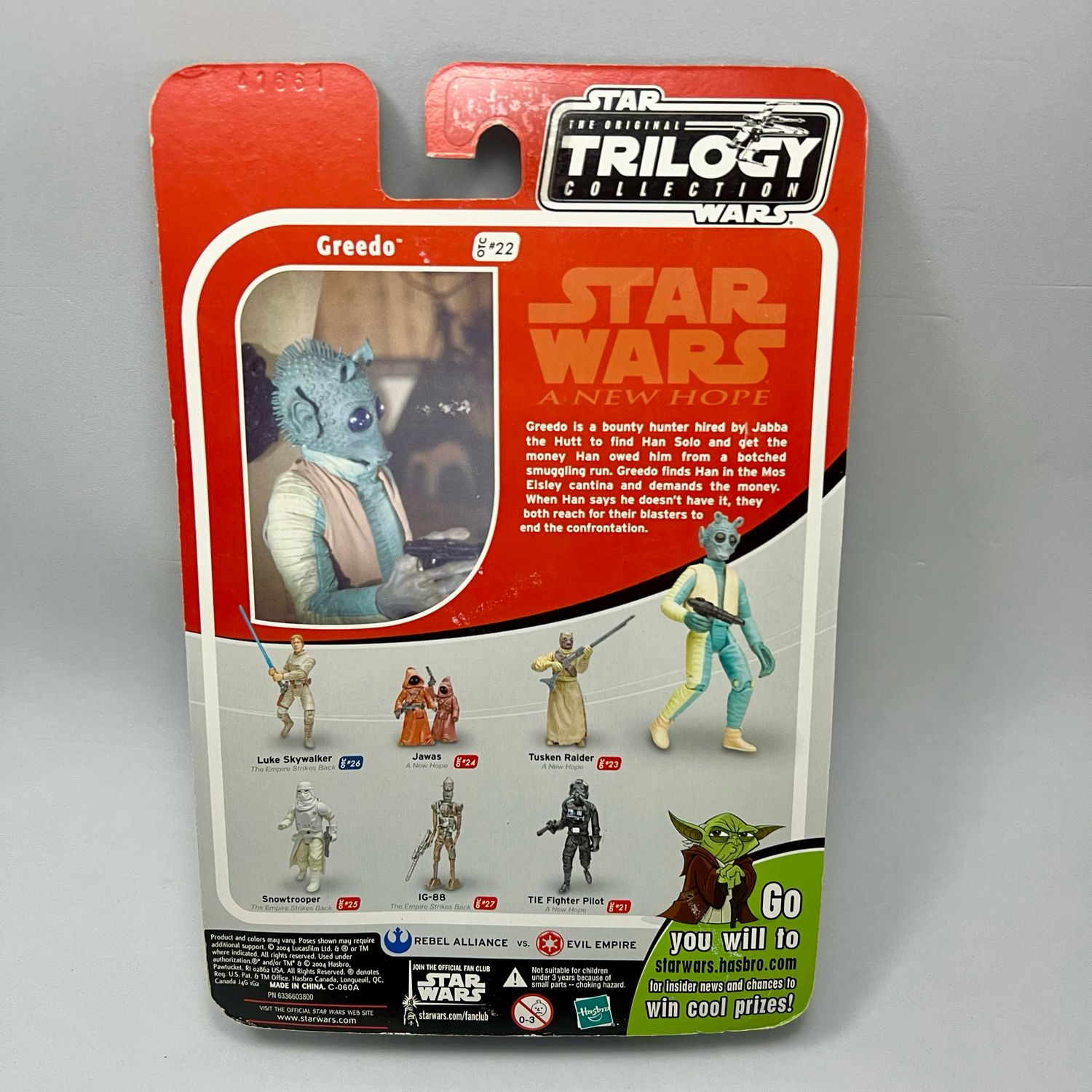 Greedo Star Wars Original Trilogy Collection - OTC #22
