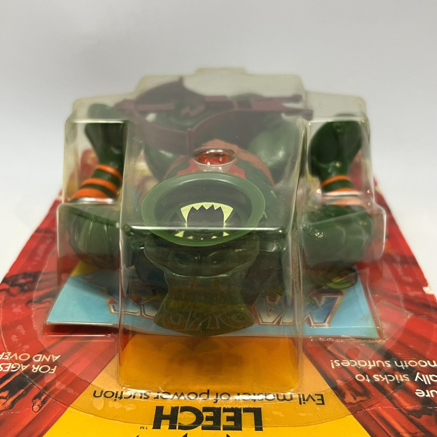 Vintage Masters Of The Universe Leech MOC With Acrylic Display Case