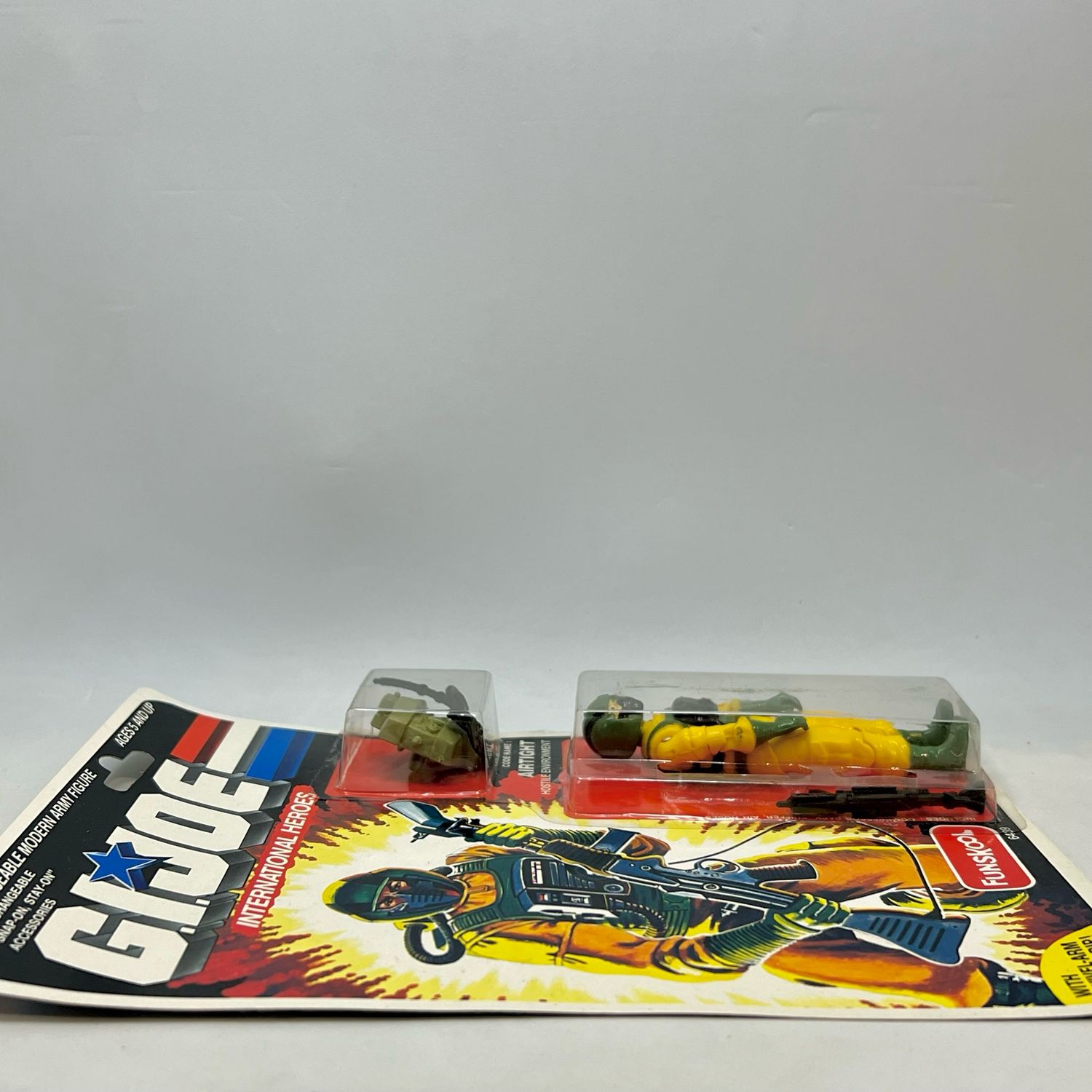 GI Joe International Heroes Funskool Airtight MOC With Acrylic Display Case