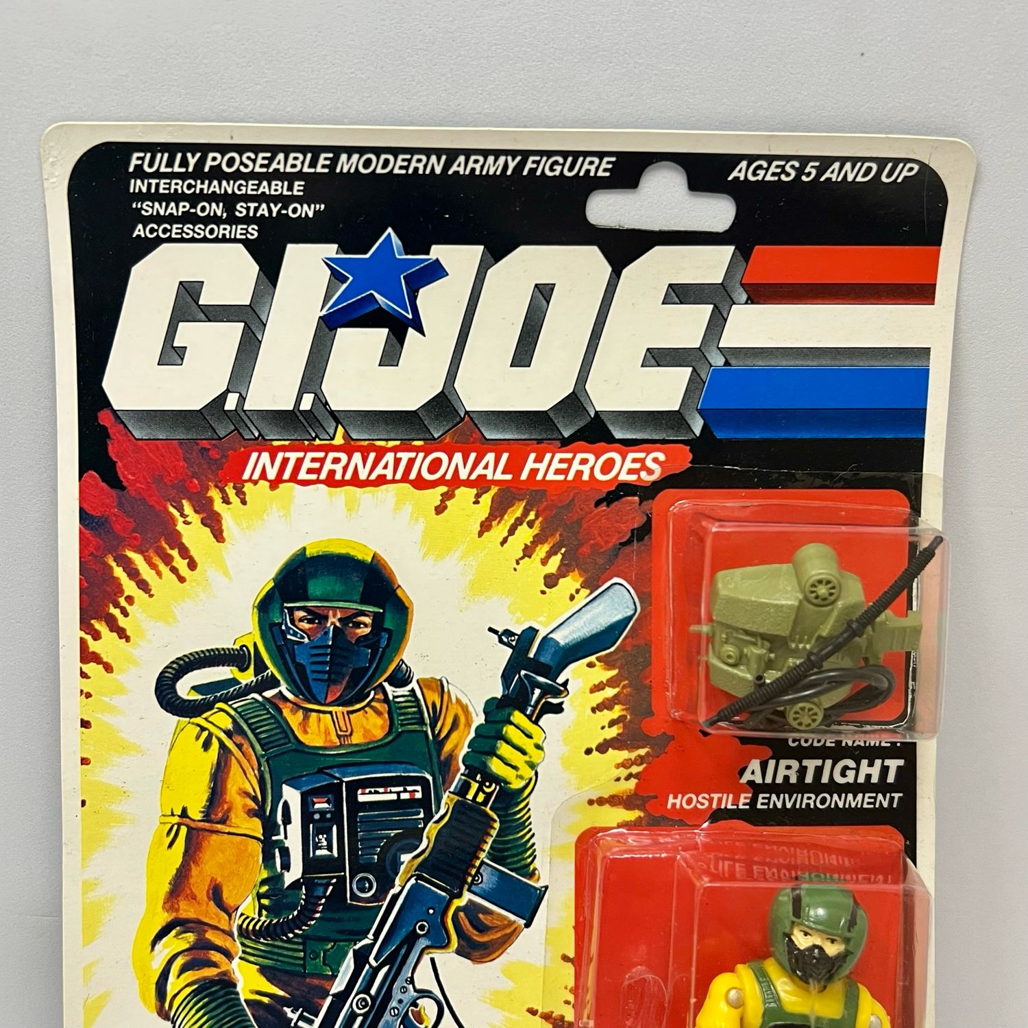 GI Joe International Heroes Funskool Airtight MOC With Acrylic Display Case