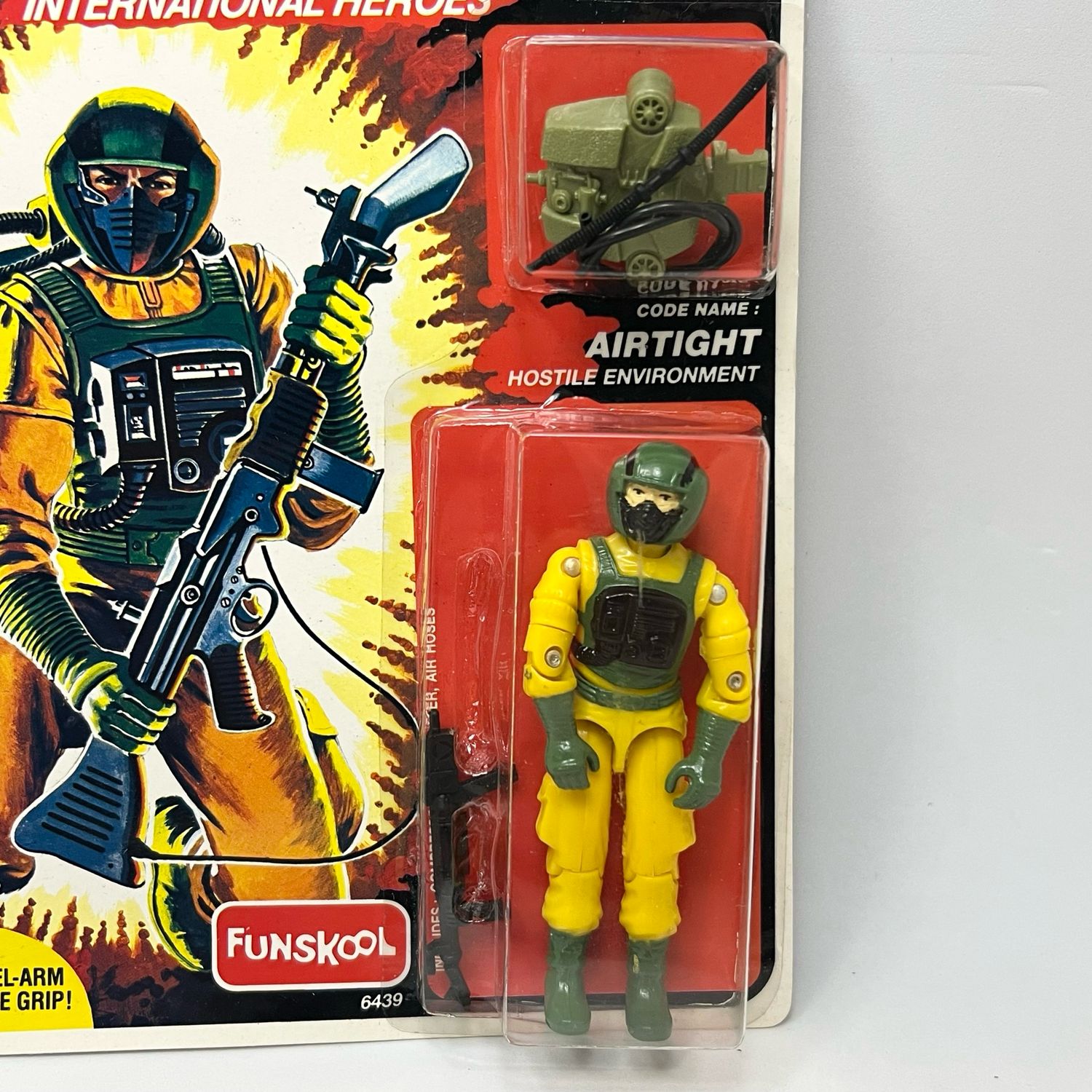 GI Joe International Heroes Funskool Airtight MOC With Acrylic Display Case