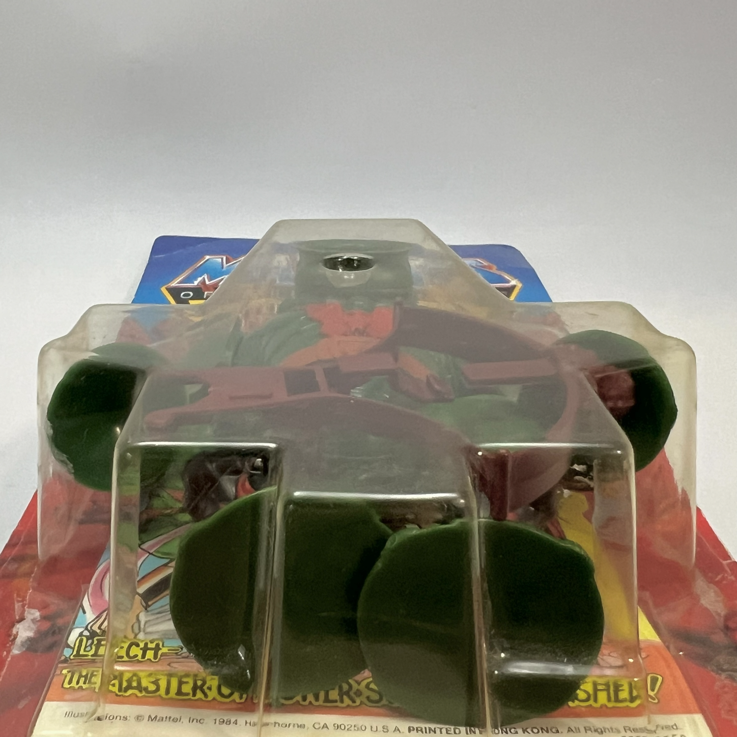 Vintage Masters Of The Universe Leech MOC With Acrylic Display Case