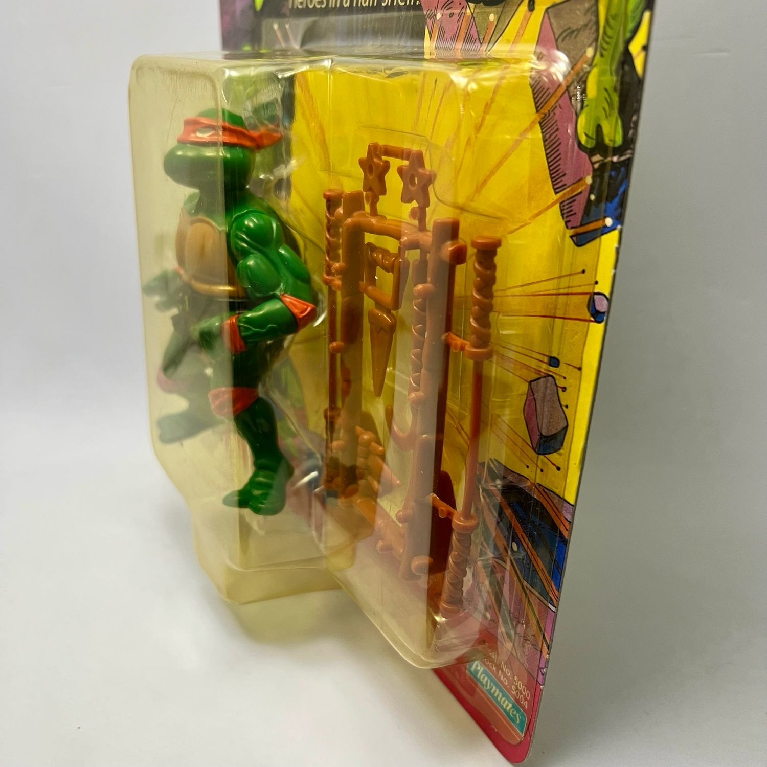 Michaelangelo Vintage Teenage Mutant Ninja Turtles TMNT + Acrylic Display Case