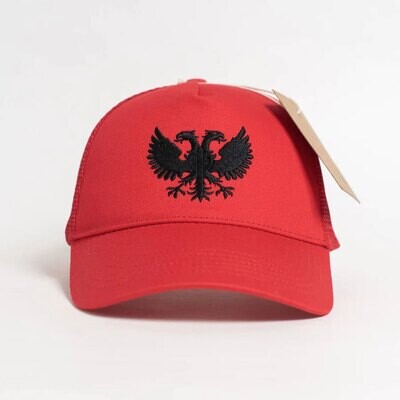Albania Shqiponjë Trucker Red
