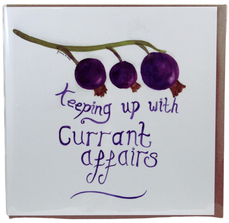 Greetings Card - Keeping up with Currant Affairs