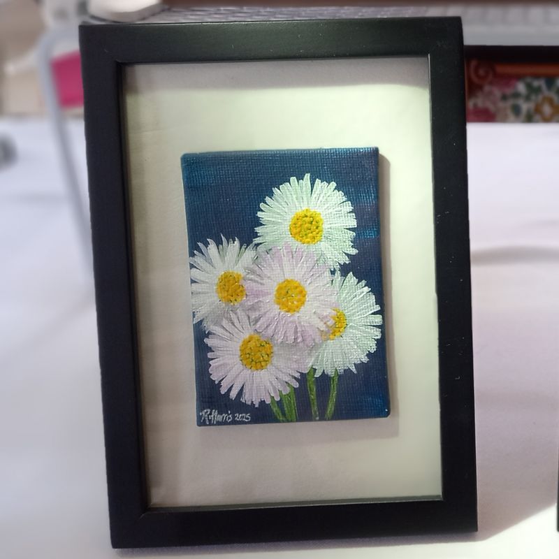 11th May,  Grown-Up's Art: Daisy paint along (Morning 10am - 11.30am, Abingdon)