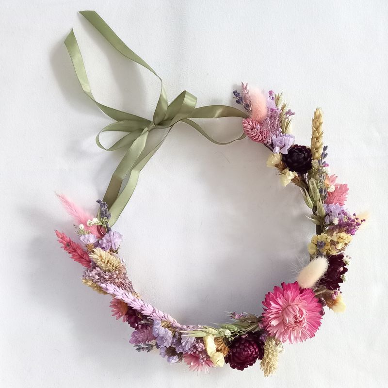 11th May, dried flower crowns and hairpieces (Afternoon 15.00- 16.30, Abingdon)