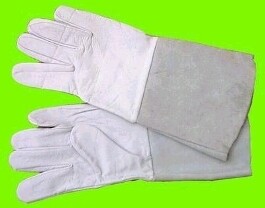 Schweisserhandschuh mit Spaltlederstulpe