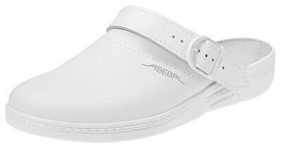 Randy weiss ABEBA Clog 5013, blanche, Chaussure de travail