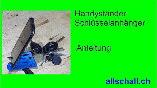 Handyhalter Schlüsselbund-Anhänger mit Ihrem Logo