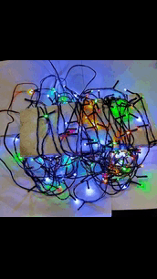 Lichterkette gebraucht länge ca. 15 m