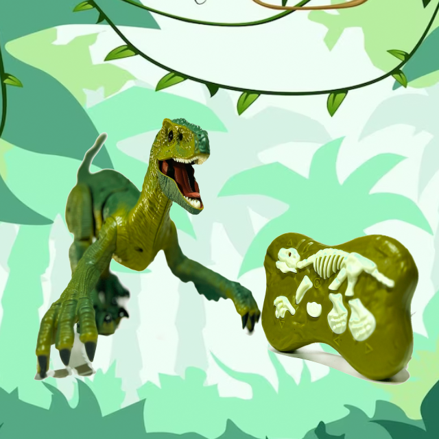 Remote Control Velociraptor Dinosaur