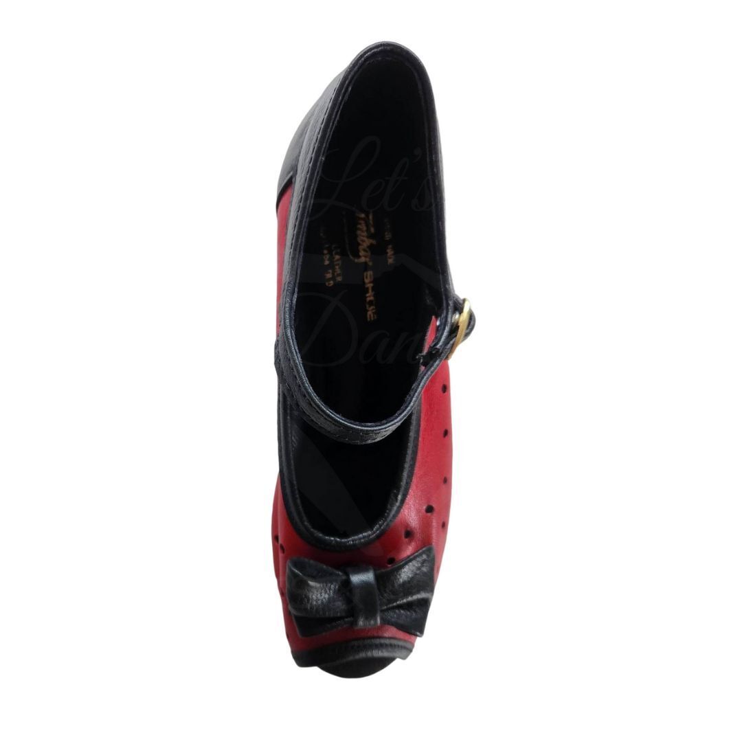 WENDY - (Trambas) Black / Red, Wedge EVA Sole
