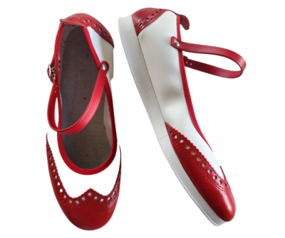 LINDY HOPPER STRAP - Red / White LINDY HOPPER STRAP - Red / White