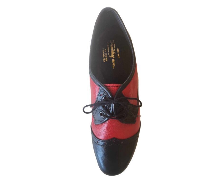 ROOPE - (Trambas) Black / Red Leather, Leather Sole. Colour and Sole options available.