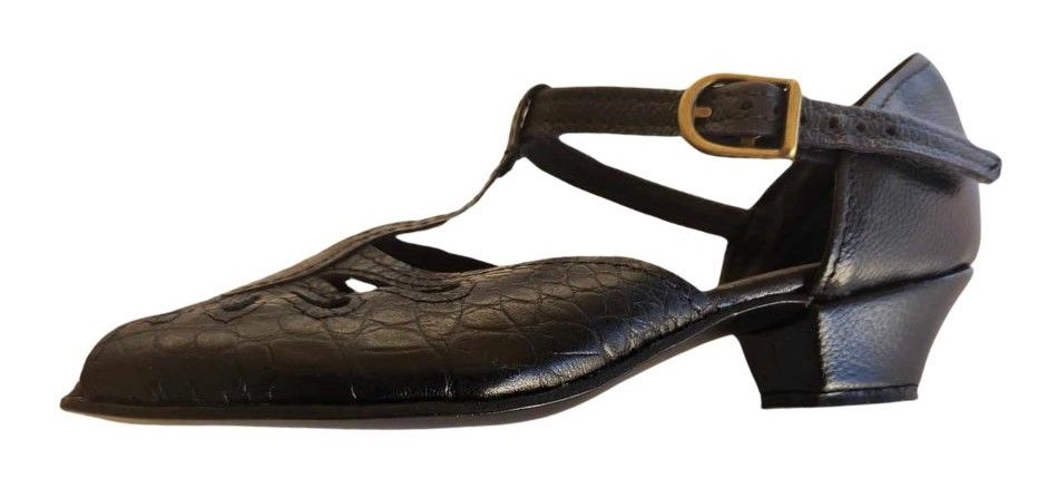NEW LACE - All Black Snake - Various Coloured Fronts available, Leather Sole