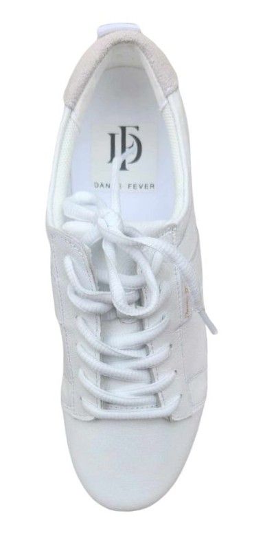 2306W - Dance Fever, Ladies Whte Sneaker, Spin Spot Sole