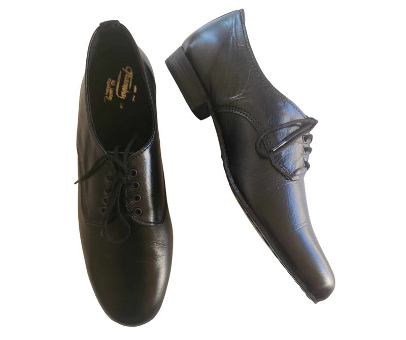 COL - (Trambas) Black Leather, Leather Sole. Colour options available.